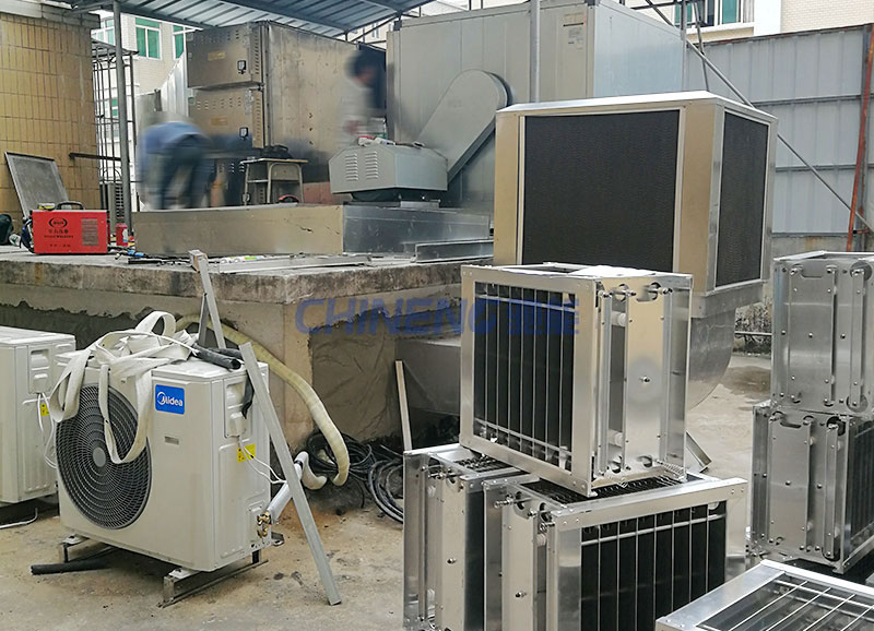 潮州城南中英文學校食堂凈化器電場