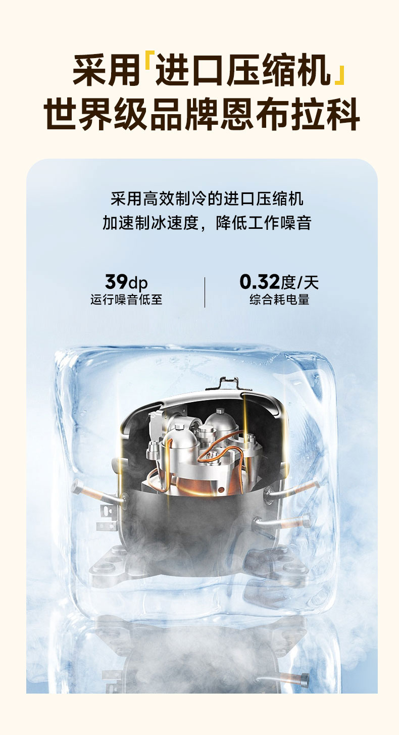 馳能雪花冰機(jī)恩布拉科進(jìn)口壓縮機(jī) 馳能雪花冰機(jī)恩布拉科進(jìn)口壓縮機(jī)