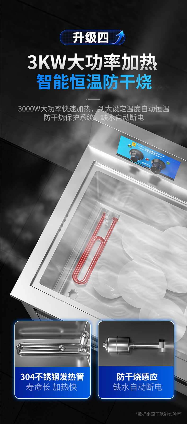 超聲波洗碗機(jī)加熱功能介紹