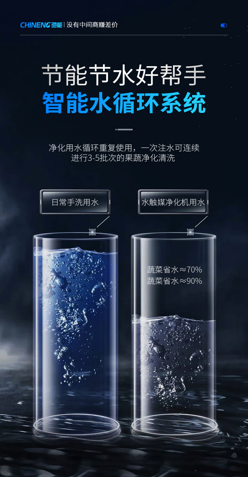 水觸媒洗菜機(jī)304內(nèi)膽不銹鋼