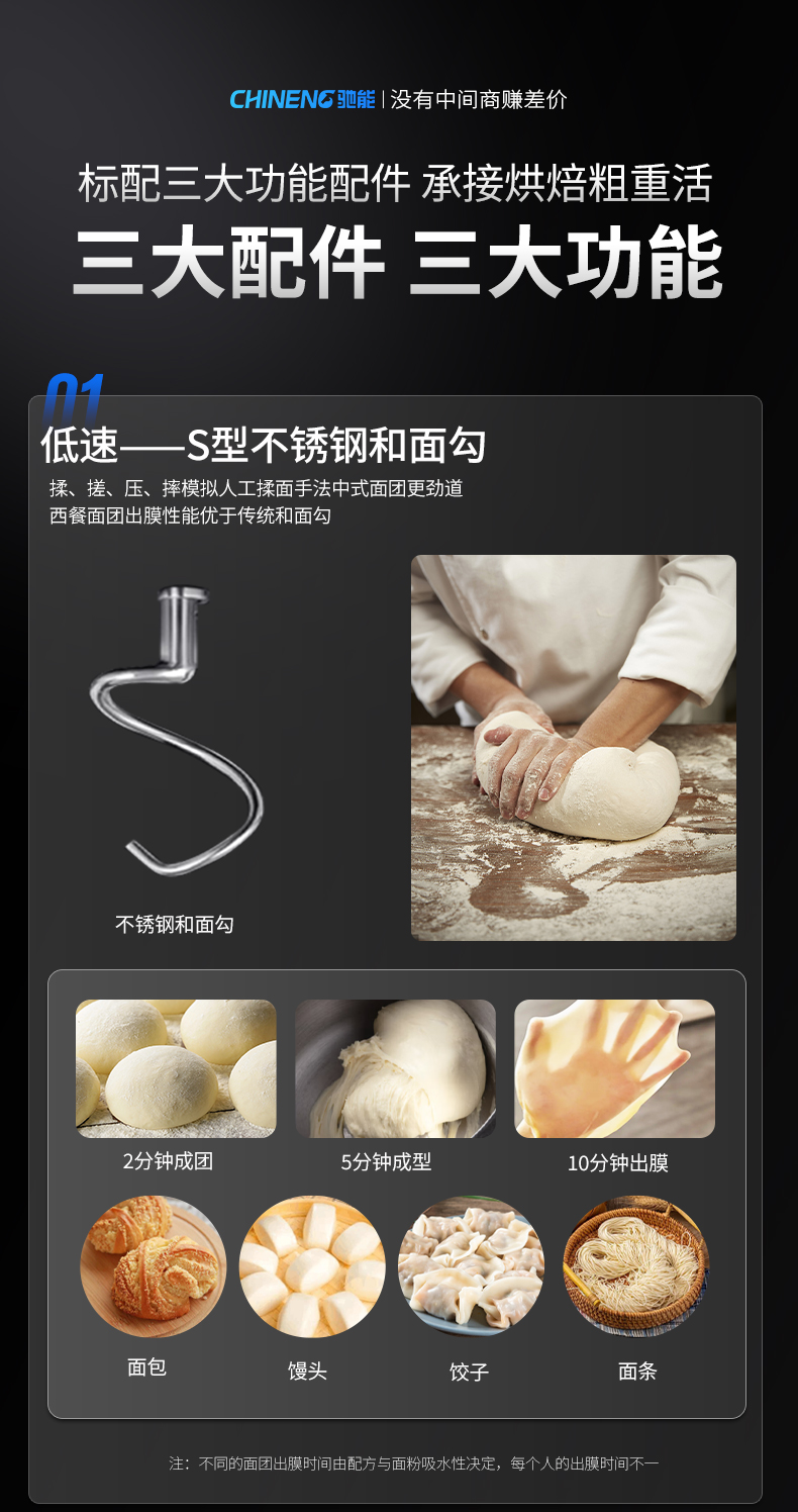 攪拌和面機(jī)三大配件