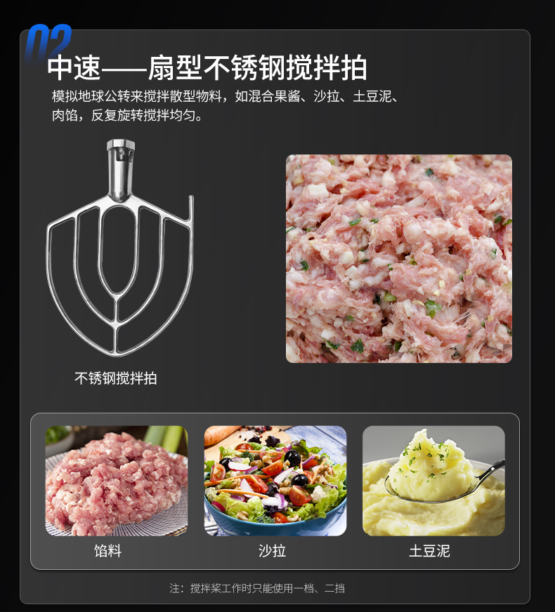 攪拌和面機(jī)中速配件