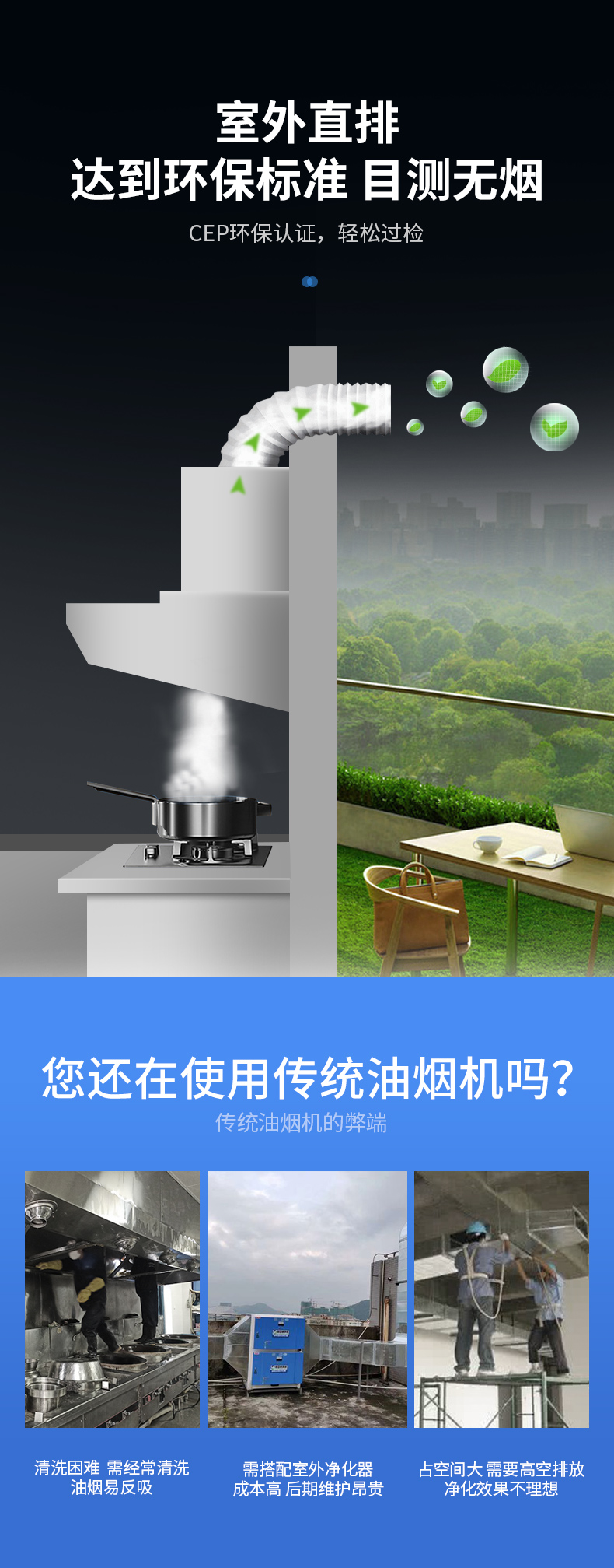 油煙凈化一體機(jī)凈化效果