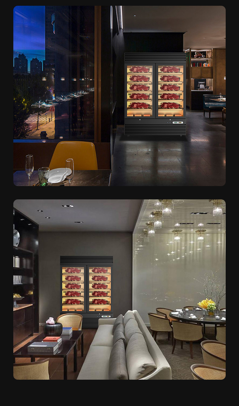 牛肉熟成柜使用現(xiàn)場展示