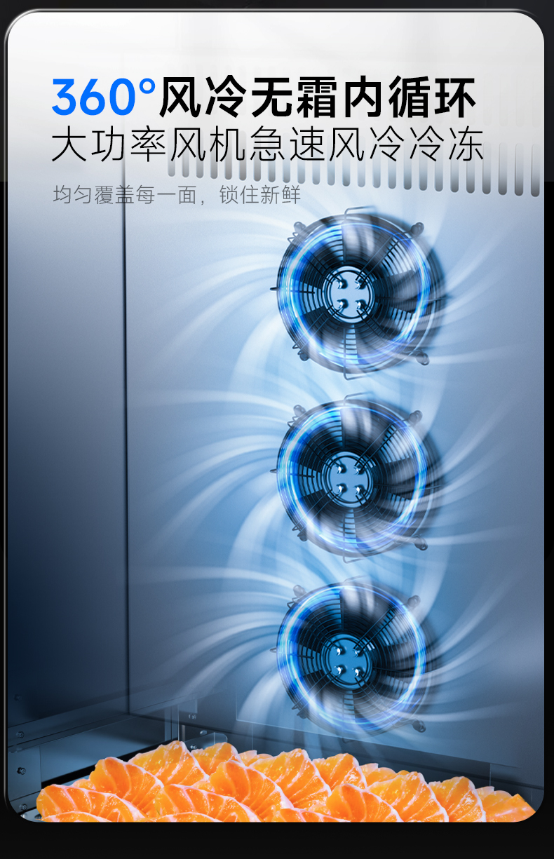 速凍柜360度循環(huán)風冷